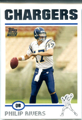 Phillip Rivers 2004 Topps Unsigned Rookie Card