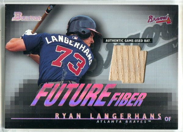 Ryan Langerhans 2003 Bowman Game-Used Bat Card