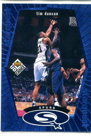 Tim Duncan 1998 Upper Deck Starquest Card