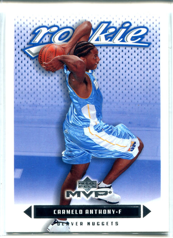 Carmelo Anthony 2003 Upper Deck MVP Unsigned Rookie Card