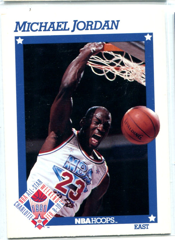 Michael Jordan 1991 NBA Hoops #253 Card