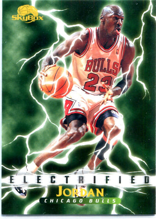 Michael Jordan 1996 Skybox Electrified Card