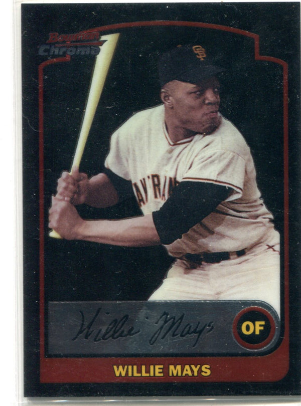 Willie Mays 2003 Bowman Chrome Card