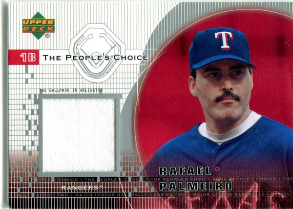 Rafael Palmeiro 2002 Upper Deck Game-Used Jersey Card