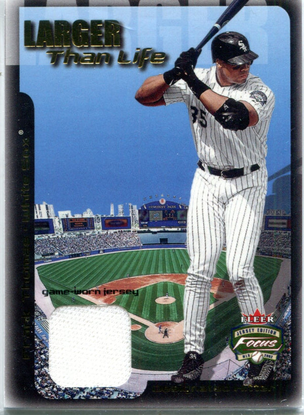 Frank Thomas 2002 Fleer Game-Worn Jersey Card