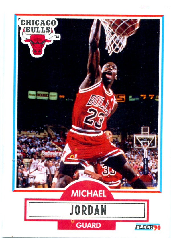 Michael Jordan 1990 Fleer Card