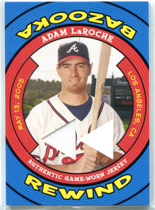 Adam LaRoche 2006 Topps Bazooka Rewind Game-Worn Jersey Card