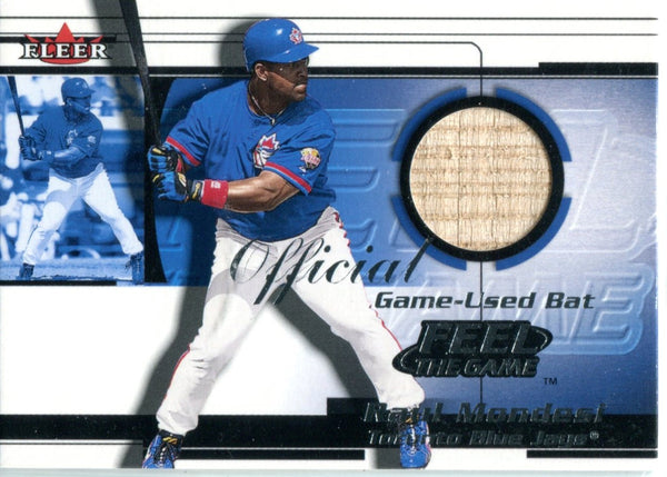 Raul Mondesi 2001 Fleer Game-Used Bat Card
