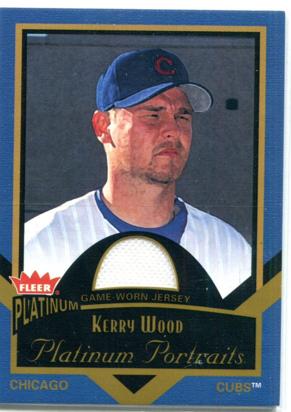 Kerry Wood 2003 Fleer Game-Worn Jersey Card