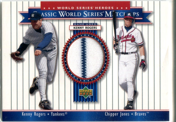 Kenny Rogers 2002 Upper Deck Game-Used Patch Card