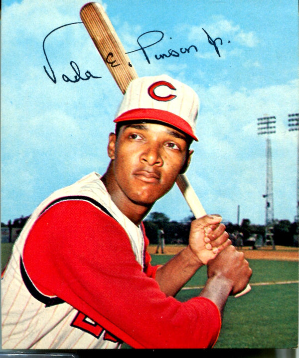 Vada Pinson 1964 Unsigned Kahn's Card