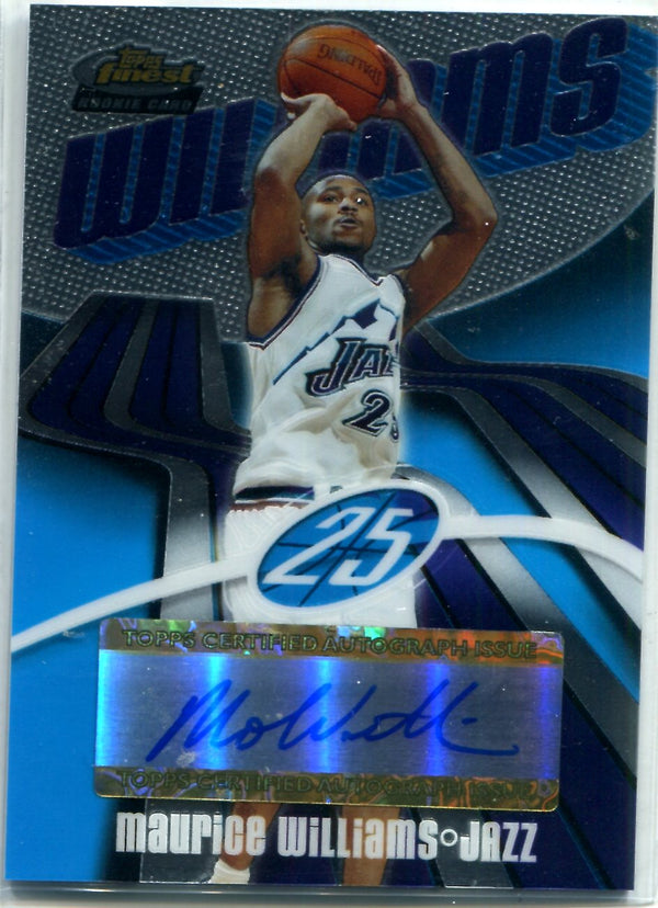 Maurice Williams 2004 Topps Finest Autographed Rookie Card #955/999
