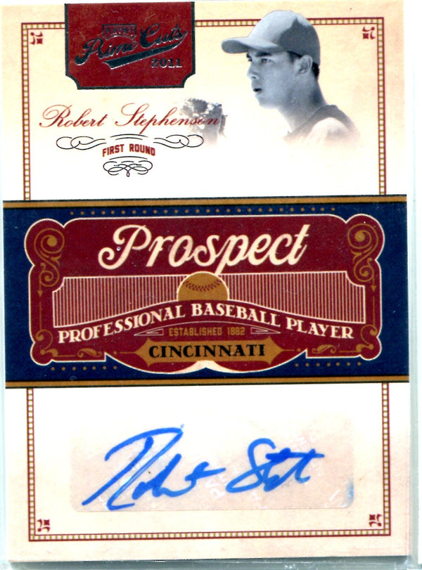 Robert Stephenson 2012 Playoff Prime Cuts Autographed Card 291/299