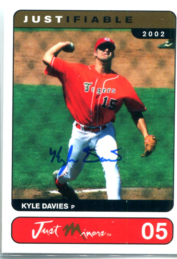 Kyle Davies 2002 Just Memorabilia Autographed Card #141/400