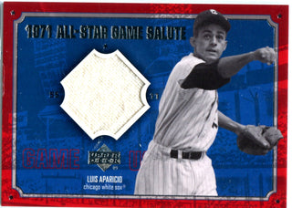 Luis Aparicio 2001 Upper Deck Game-Used Jersey Card