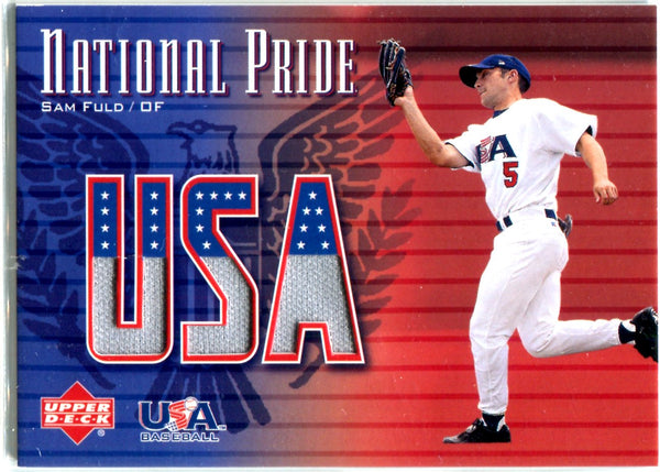 Sam Fuld 2003 Upper Deck Game-Worn Pants Card