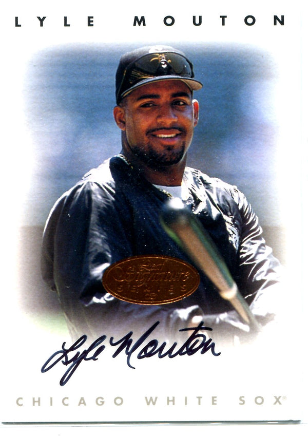 Lyle Mouton 1996 Leaf Signature Series Autographed Card