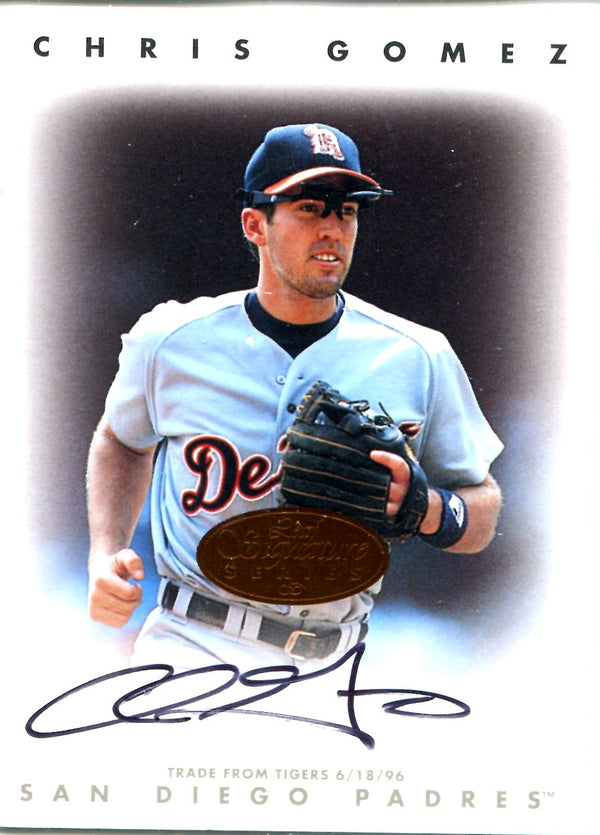 Chris Gomez 1996 Leaf Signature Series Autographed Card