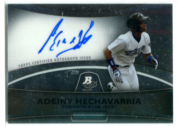 Adeiny Hechavarria 2010 Bowman Platinum Autographed Rookie Card