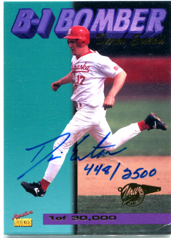 Darin Erstad 1995 Signature Rookies B-1 Bomber Autographed Card #448/2500