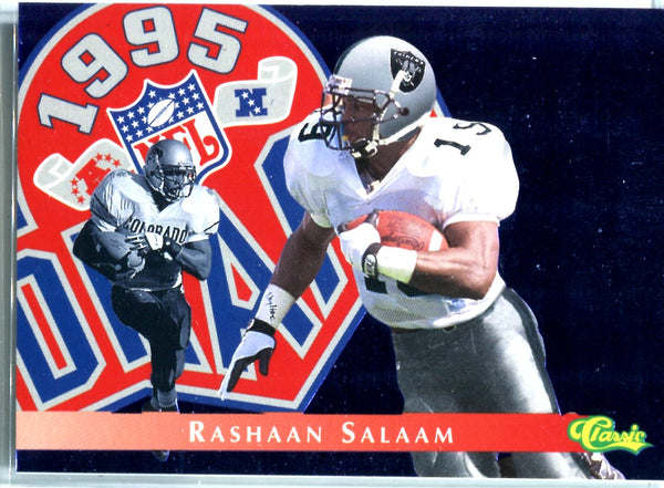 Rashaan Salaam 1995 Classic Games Card