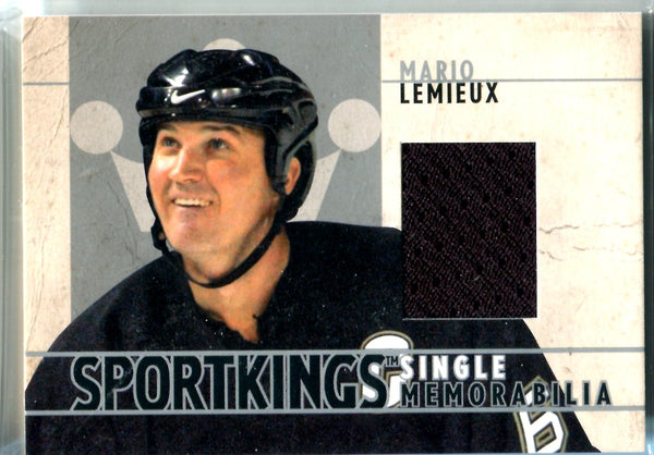 Mario Lemieux 2007 Sports Kings Game-Used Memorabilia Card