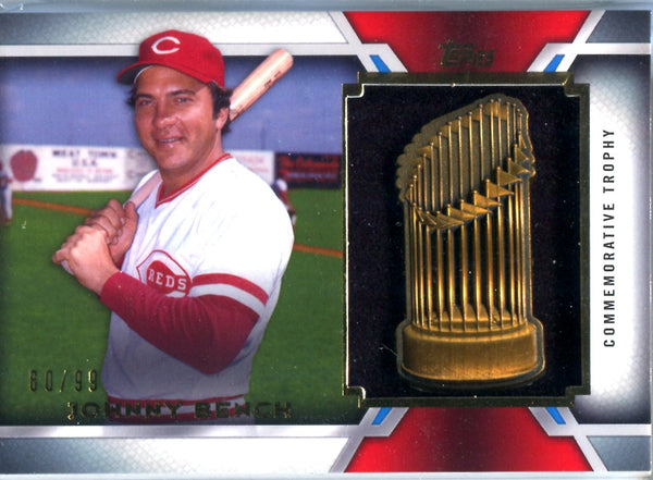 Johnny Bench 2014 Topps Commemorative Trophy Card #80/99