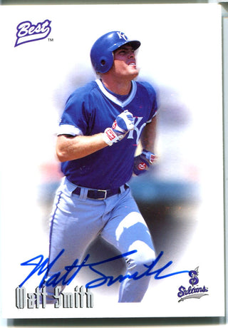 Matt Smith 1996 Best Autographed Card