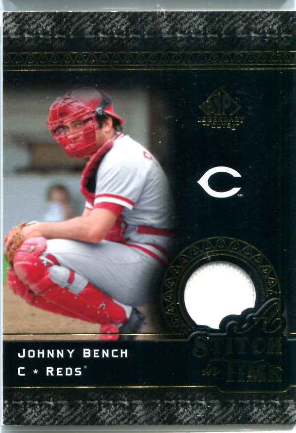 Johnny Bench 2007 Upper Deck SP Legendary Cuts Game-Used Memorabilia Card