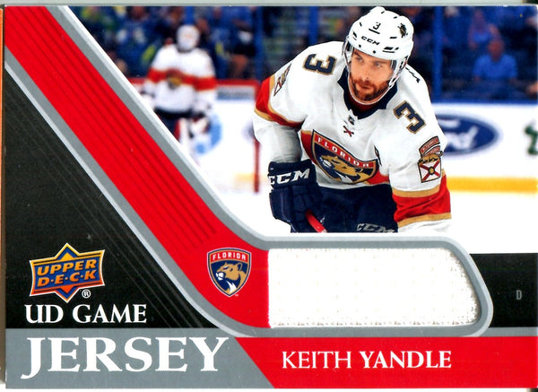 Keith Yandle 2020 Upper Deck Game-Used Jersey Card