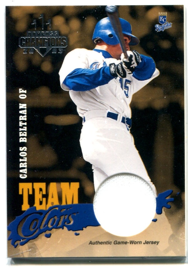 Carlos Beltran 2003 Donruss Game-Worn Jersey Card #115/200
