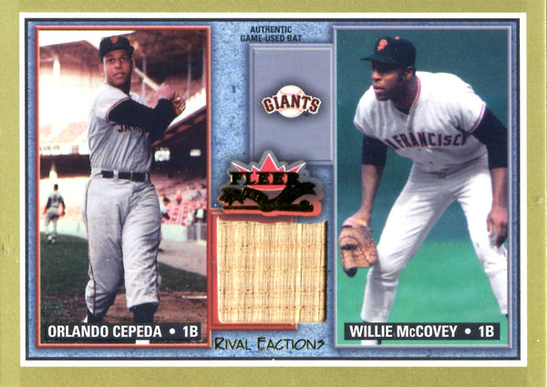 Orlando Cepeda 2002 Fleer Game-Used Bat Card