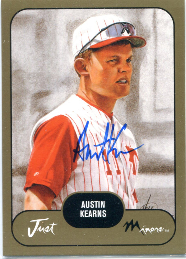 Austin Kearns 2002 Just Minors Autographed Card