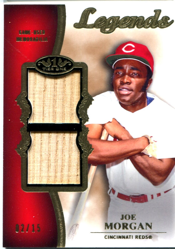 Joe Morgan 2012 Topps Game-Used Bat Card #2/15