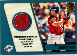 Sean Burroughs 2001 Topps Game-Worn Jersey Rookie Card