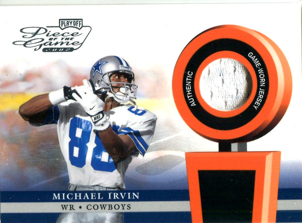 Michael Irvin 2002 Playoff Prime Cuts Game-Worn Jersey Card