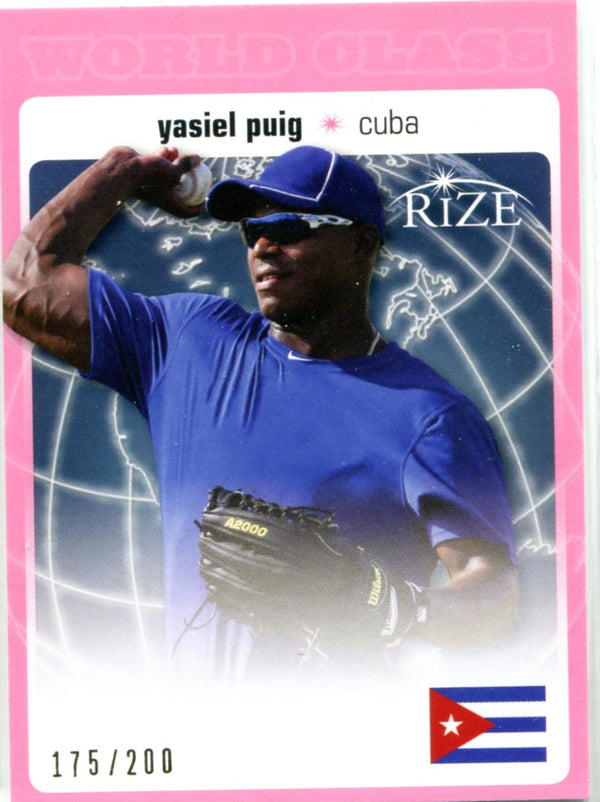 Yasiel Puig 2012 Leaf Cuba Card #175/200