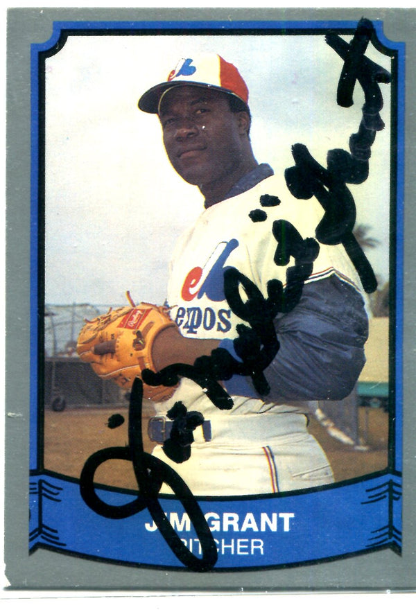 Jim Grant 1989 Pacific Autographed Card