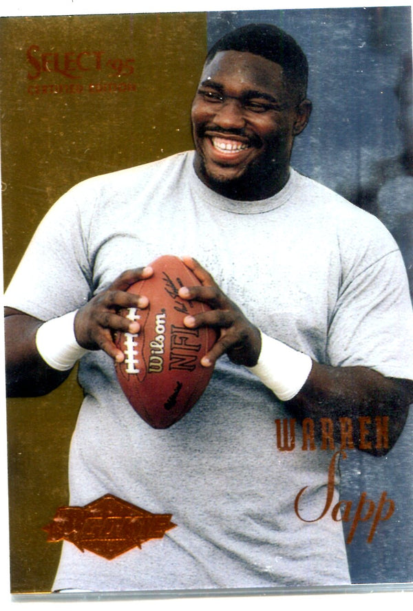 Warren Sapp 1995 Pinnacle Select Rookie Card