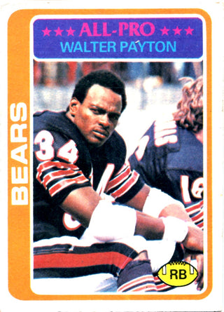 Walter Payton 1978 Topps Card