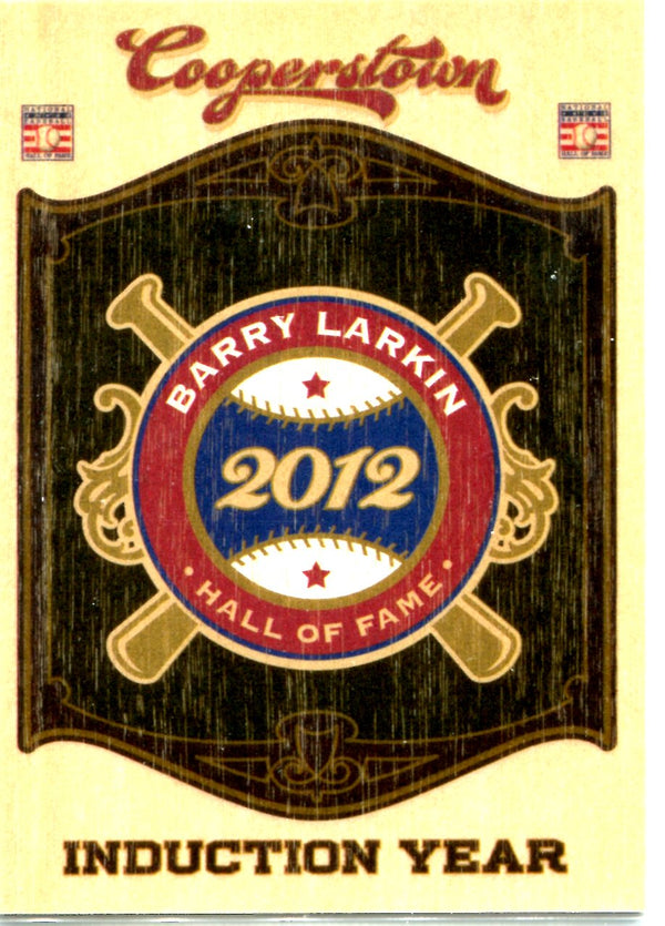 Barry Larkin 2012 Panini Cooperstown Card