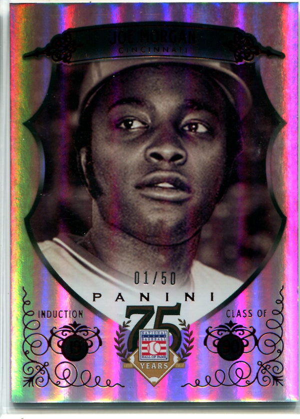Joe Morgan 2014 Panini Induction Card #1/50