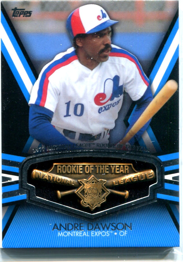 Andre Dawson 2013 Topps Commemorative Rookie of The Year Trophy Card