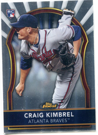 Craig Kimbrel 2011 Topps Finest Unsigned Rookie Card