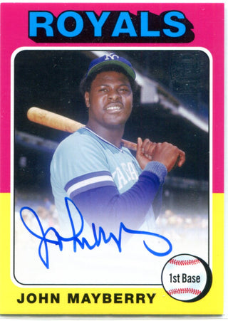 John Mayberry 2013 Topps Archives Autographed Card