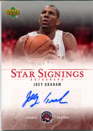 Joey Graham 2007-08 Upper Deck Star Signatures Autographed Card