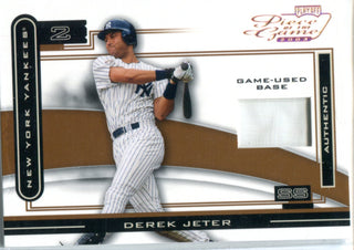 Derek Jeter 2003 Donruss Playoff Game-Used Base Card