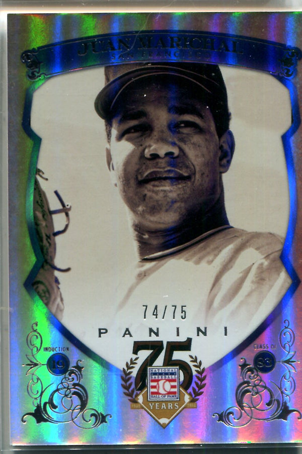 Juan Marichal 2014 Panini Induction Card #74/75