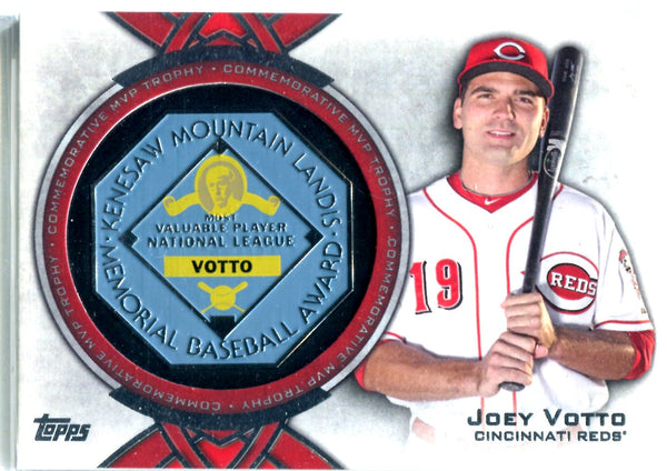 Joey Votto 2013 Topps Commemorative MVP Trophy Card