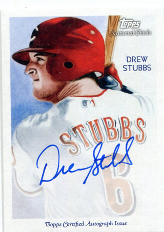 Drew Stubbs 2010 Topps National Chicle Autographed Card